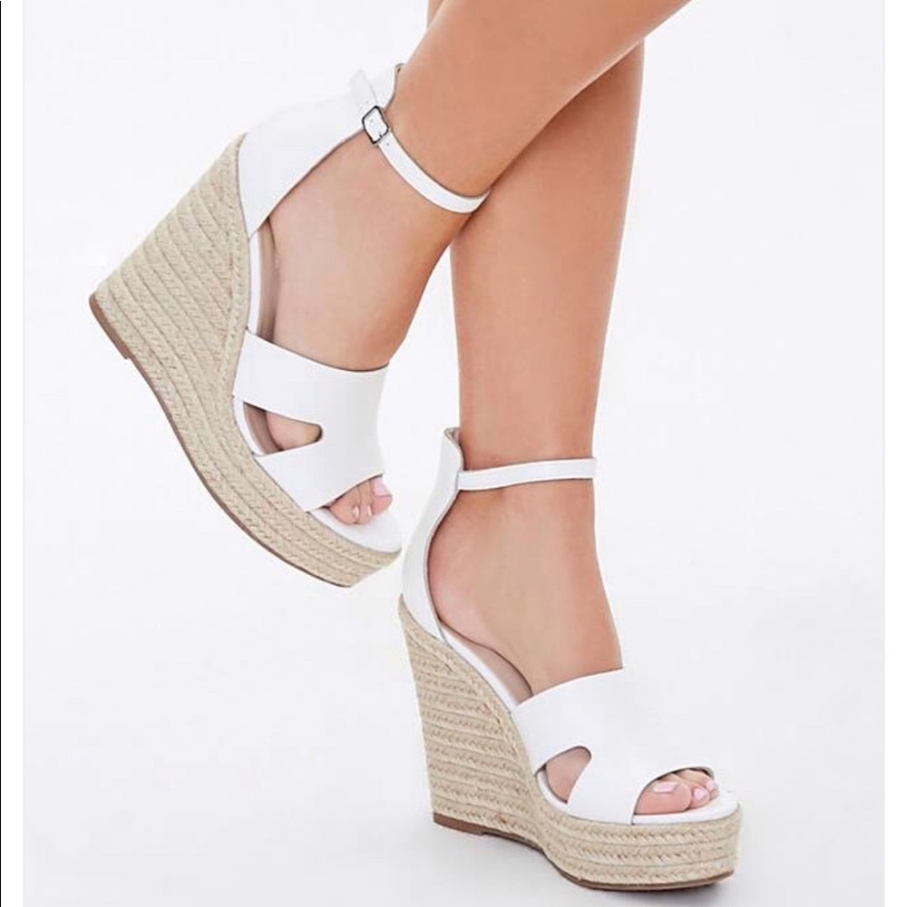 NEW F21 | Espadrille Platform Wedge Sandals - Picture 5 of 5